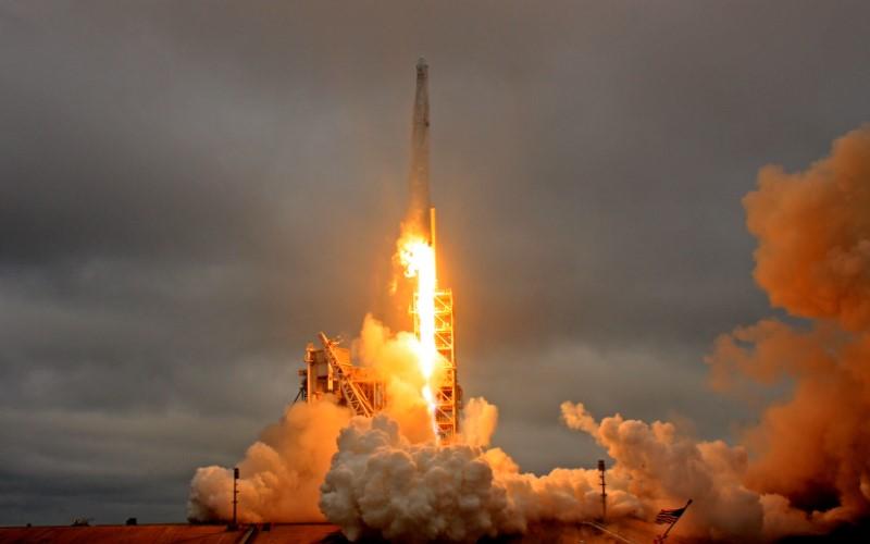 SpaceX Rocket Lifts Off on First Launch for US Military