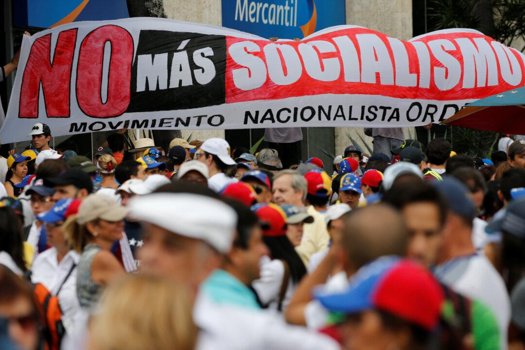 Hundreds of Thousands Protest Venezuela’s Socialist Regime on May Day