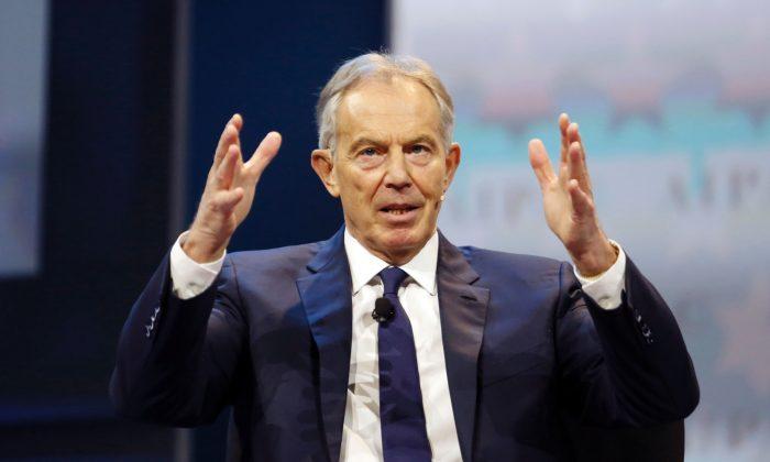 Former Prime Minister Tony Blair Jumps Back Into the Fray