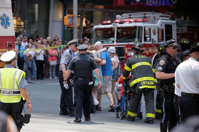 Car Slams Into Times Square Pedestrians, Killing 1, Injuring 22