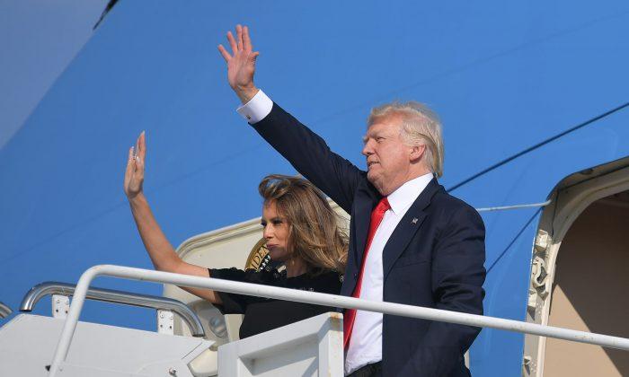 Trump Ends Nine-Day Overseas Trip With a Flourish, Emphasis on America First
