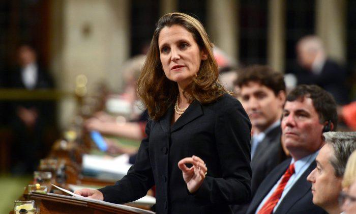 New Foreign Policy: Canada Needs More Military ‘Hard Power,’ Says Freeland