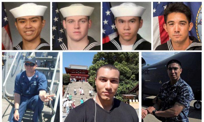 U.S. Identifies 7 Sailors Killed in Destroyer Crash