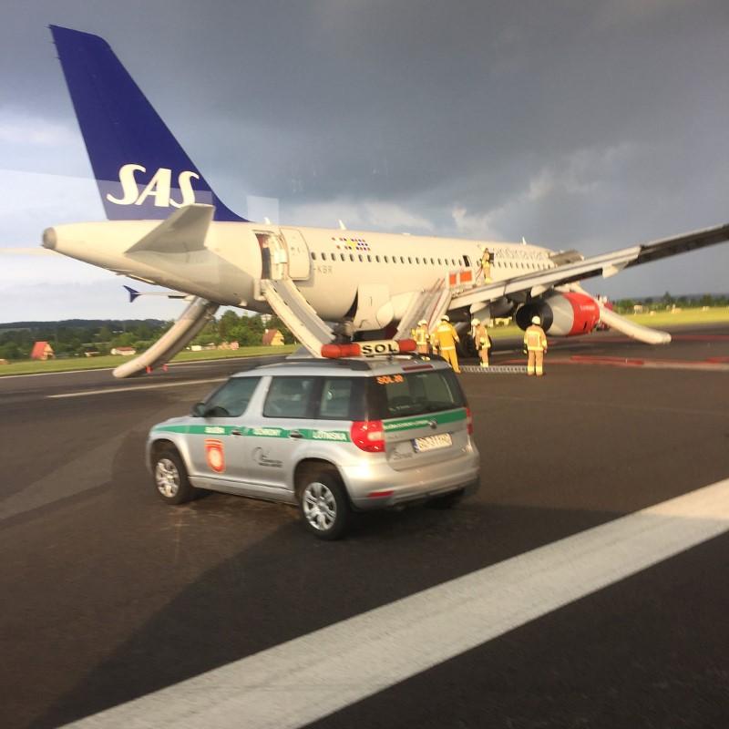 Scandinavian Airlines Plane Makes Emergency Landing in Poland