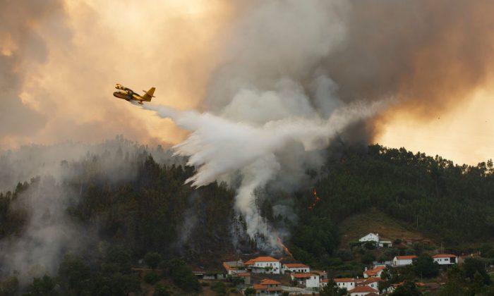 Portugal Civil Defense Says Forest Fire 95 Percent Under Control