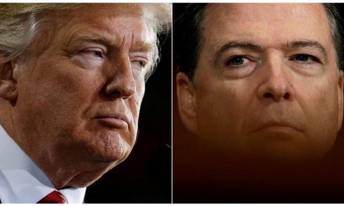 Trump Says That He Did Not Tape Conversations With Comey