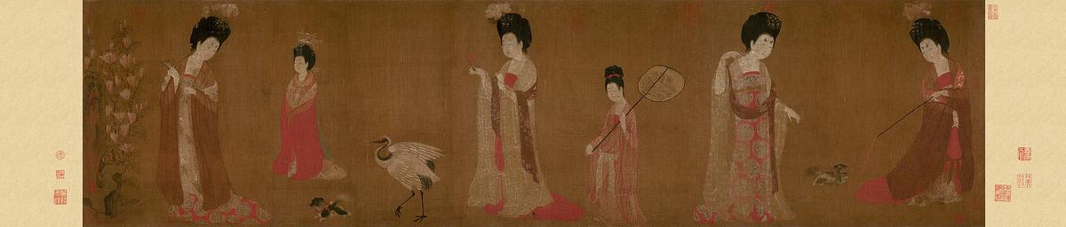 Zhou Fang’s ‘Court Ladies Wearing Flowered Headdresses’