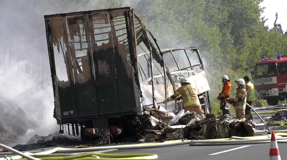 11 Dead, 31 Injured After Fiery Bavarian Bus Crash