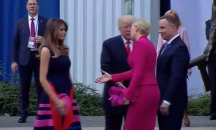 Polish President Says Trump Handshake Snub Is Fake News