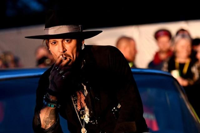 Actor Johnny Depp before presenting his film at the Glastonbury Festival in Britain, June 22, 2017. (Dylan Martinez/File Photo/Reuters)