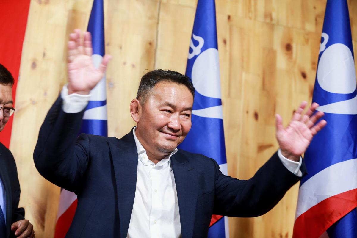 Former Mongolian Wrestler Becomes President