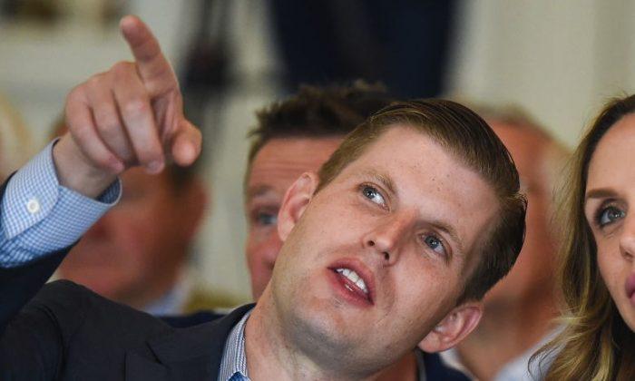 Eric Trump Shows Brotherly Love for Donald Trump Jr. After Russia Emails Release