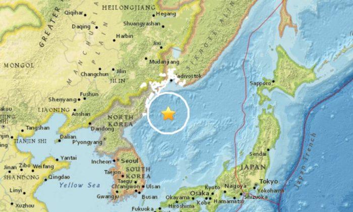 Moderate Earthquake Strikes in Sea Near North Korea