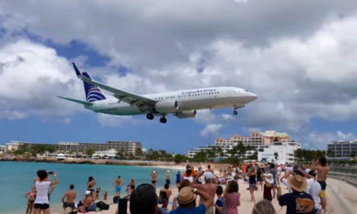 Woman Killed by Jet Blast on Caribbean Beach