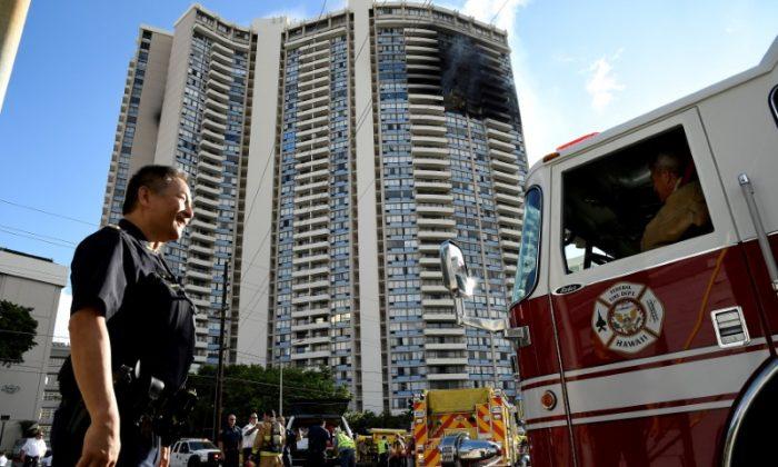 Honolulu Tower Blaze Kills Three, Including Mother and Son