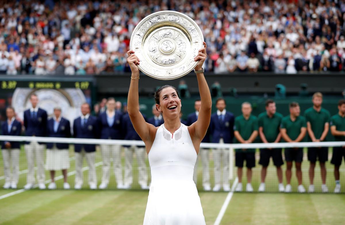 Wimbledon Champion Muguruza Eyes More Trophies Not Rankings