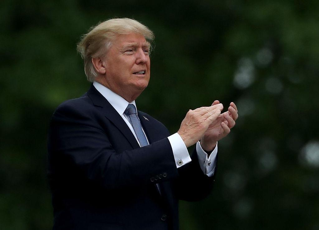 Trump Gets Love and Cheers From Crowd at US Women’s Open