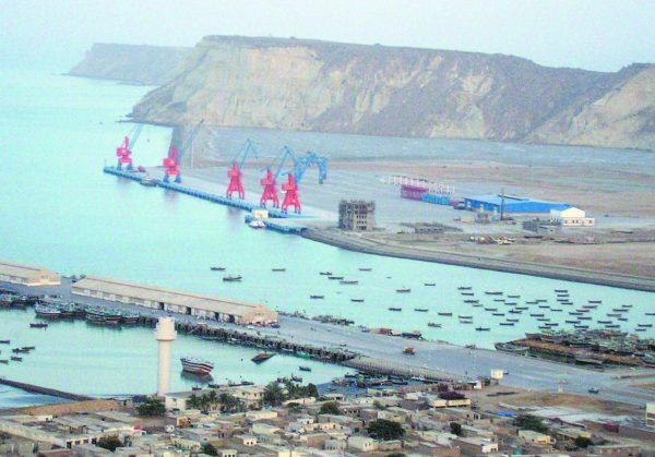Boats at the Gwadar port, in the Balochistan province of Pakistan, near the Iranian border, on the Arabian Sea. China Overseas Ports Holding Company has leased the port until 2059 and has already started expanding it, as part of its Belt and Road initiative. (J. Patrick Fischer/CC BY-SA)