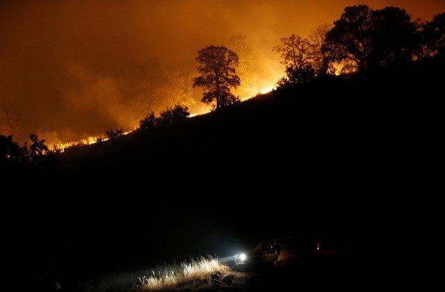 Evacuation Orders Lifted but California Wildfire Rages On