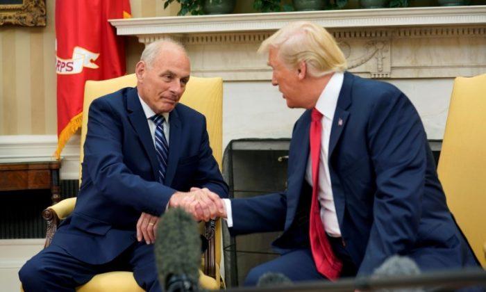 Kelly Sworn in as White House Chief of Staff