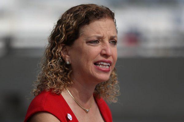 Rep. Debbie Wasserman Schultz (D-Fla.) at Fort Lauderdale-Hollywood International Airport on March 14, 2017, in Fort Lauderdale, Fla. (Joe Raedle/Getty Images)