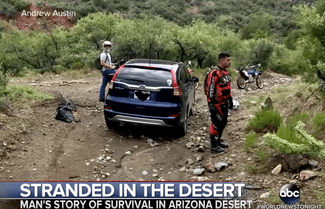 Man Stranded in Arizona Desert With Beer and Crackers Survives to Tell His Story
