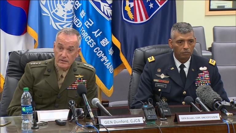Dunford Says US Military Prepares For North Korea’s Development Capability