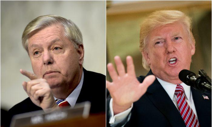 Trump Calls Charlottesville Comments by Sen. Graham ‘A Disgusting Lie’