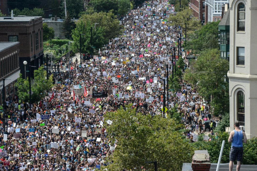 Thousands Take to Streets in Boston Protest Against “Free Speech” Rally