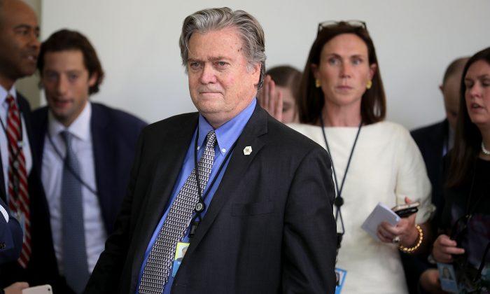Bannon Says Charges Against Him Are a ‘Political Hit Job,’ Won’t Back Down