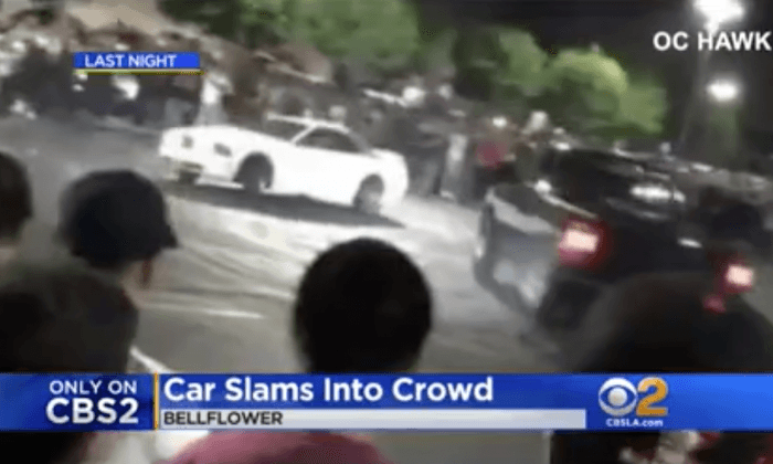 Video: Mustang Slams Into Spectators at Illegal LA Car Show, Driver Still at Large