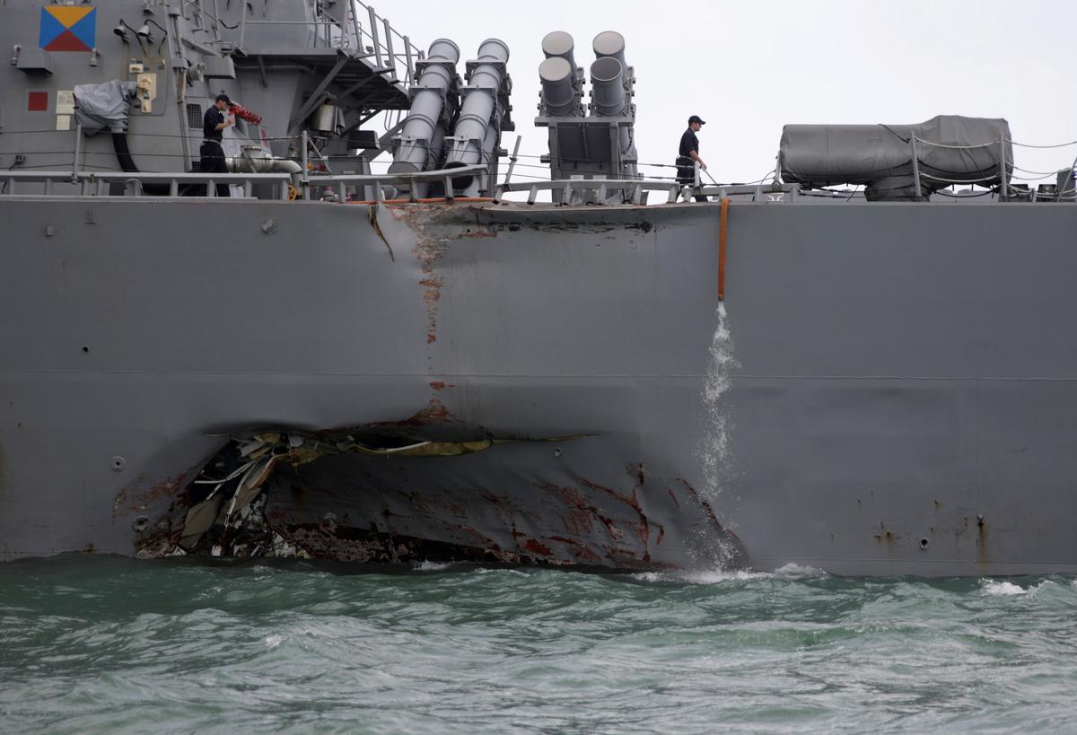 US Navy Fires 2 Commanders after Asia Sea Accidents