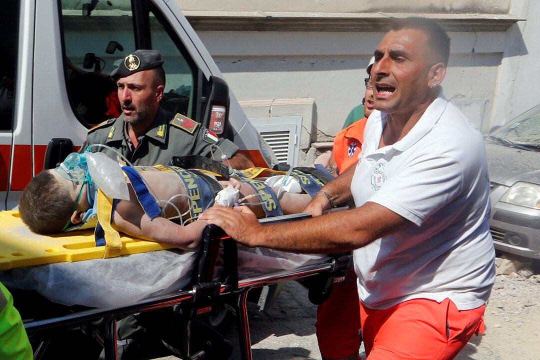 Quake Kills Two on Italian Holiday Island, Young Brothers Saved