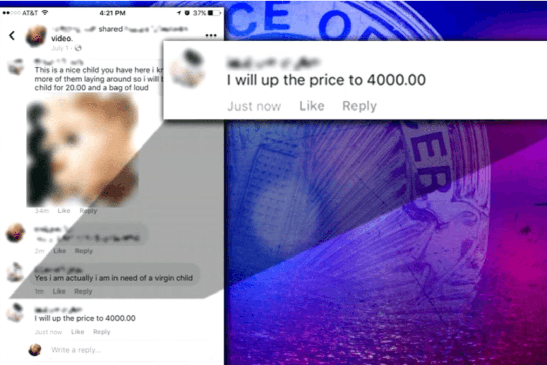 Mother Terrified After Man Offers to Buy Her 3-Year-Old Daughter on Facebook for $4,000