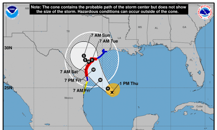 Texas Gets Ready to Battle With Possible Hurricane Harvey