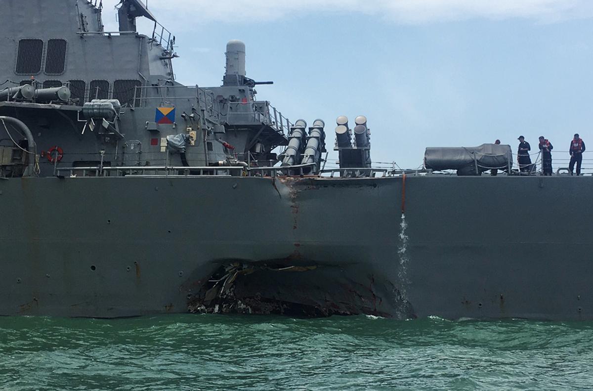 US Navy Recovers Second Body in Search for Sailors Missing After Collision