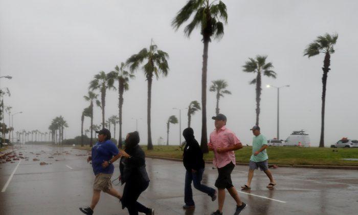 Still Powerful Hurricane Harvey Slows After Bashing Into Texas