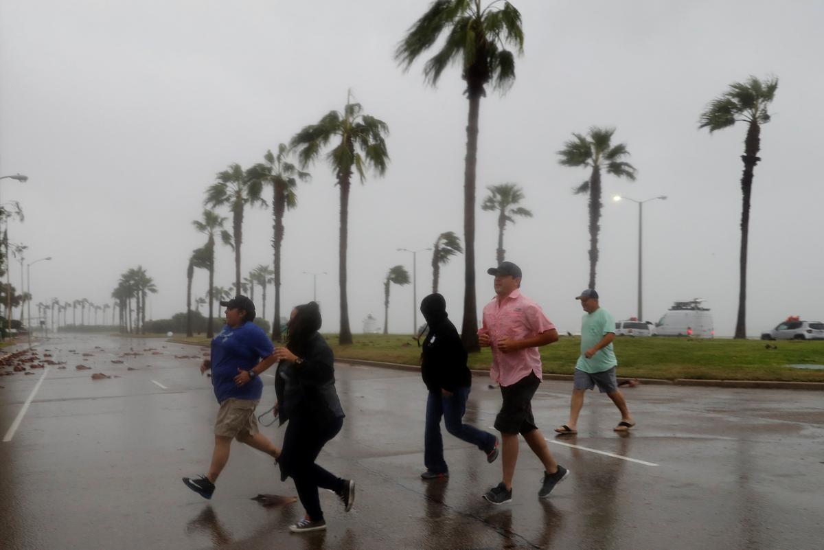Still Powerful Hurricane Harvey Slows After Bashing Into Texas