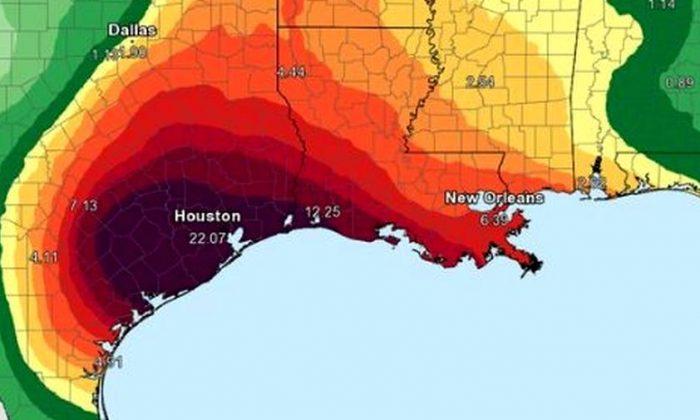 National Weather Service Sends ‘Unprecedented’ Warning About Houston Flooding