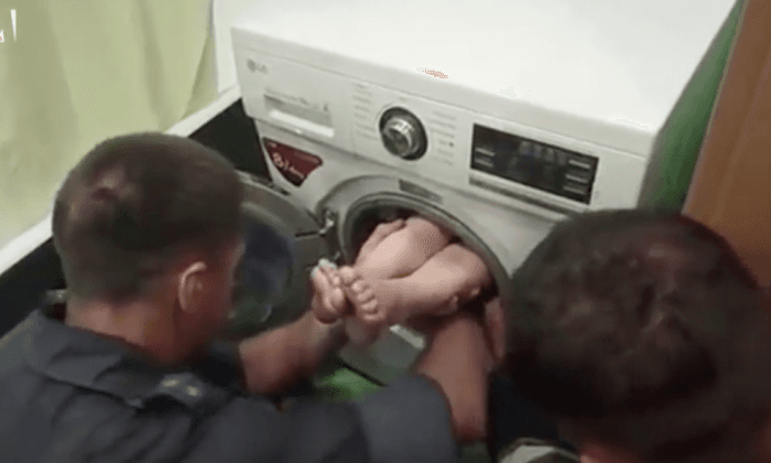 7-Year-Old Boy Gets Stuck in Washing Machine While Playing Hide and Seek