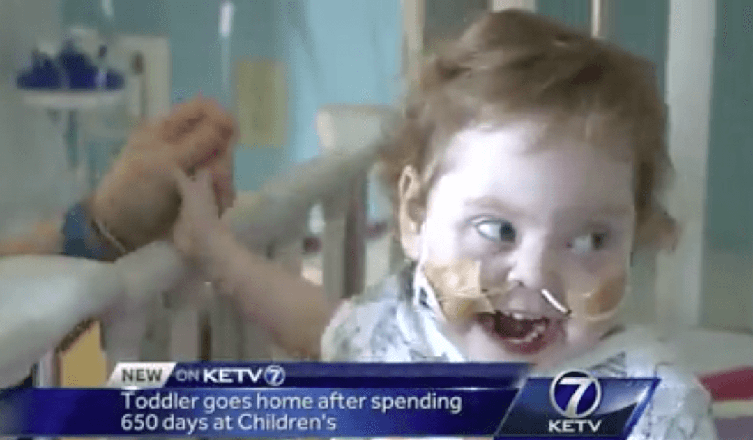 Toddler Finally Home with Family After 650 Days in the Hospital