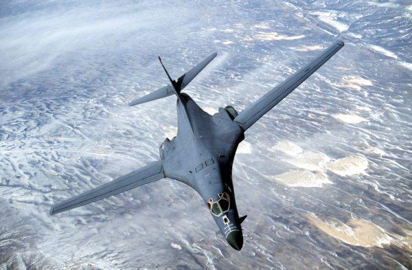 A B-1B long range strategic bomber in a file photo. (Courtesy USAF/Getty Images)