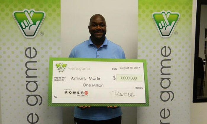 Virginia Man Wins $1 Million in Powerball