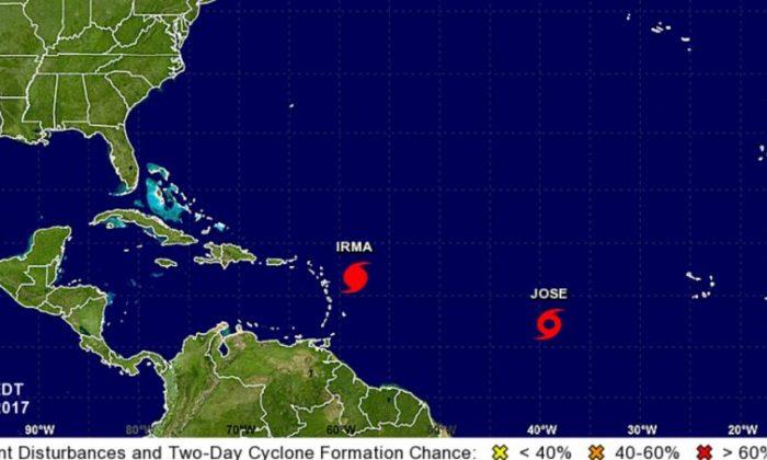 Tropical Storm Jose Forms Right Behind Category 5 Hurricane Irma