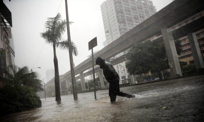 Miami Streets Turn Into Rivers as Hurricane Irma Slams Florida
