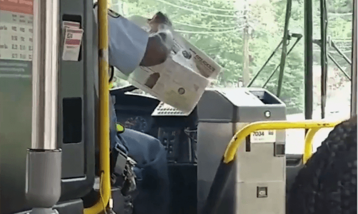Bus Driver Suspended for Reading Newspaper While Driving