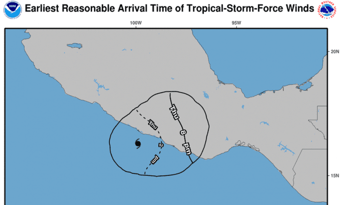 Update: Hurricane Max Heading Towards Mexico’s Coast