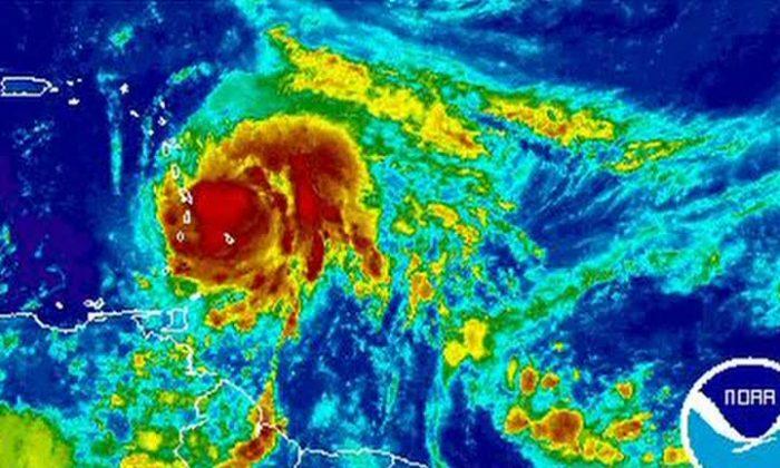 Maria Strengthens to Category 3 Hurricane