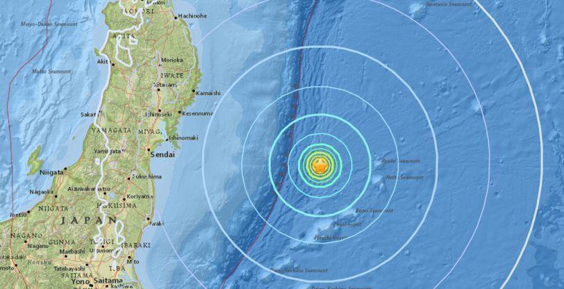 Magnitude-6.1 Earthquake Hits Off the Coast of Japan, 200 Miles From Fukushima