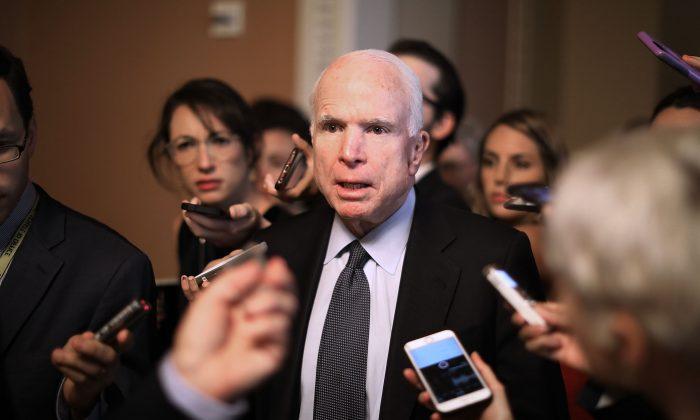 Sen. McCain Gives Senate a Green Light on Tax Bill